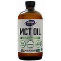 Now MCT Oil Liquid Pure Unflavored 16 Fl.Oz