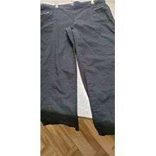 Sonoma Size 18 Black Cotton Stretch Zip Dress Or Casual Pants Belt