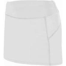 Augusta Sportswear 2420 Ladies' Femfit Skort S WHITE/ GRAPHITE