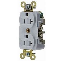 Hubbell Hbl5362ow 20A 125V Duplex Receptacle Office White