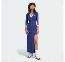 Adidas Adicolor Classics 3-Stripes Maxi Dress Dark Blue XS - Womens Originals Skirts & Dresses