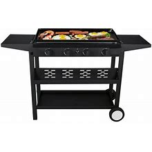 Sugift 4-Burner Propane Gas BBQ Grill Cooking Station