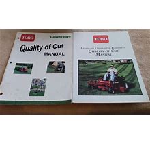 Toro / Lawn Boy Quality Of Cut Manuals