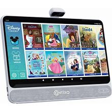 Contixo A3 15.6" Educational Touch Screen Android 11 Hd 128GB Tablet Featuring 80 Disney Ebooks Videos With 13MP Camera & Built-In 10W Speaker - Grey