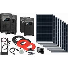 Ecoflow Delta Pro X2 - 14.4KWH And 1,600 Watts Of Solar Complete Solar Generator With Hub