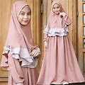 Gersome Toddler Baby Kid Girl Ramadan Muslim Dubai Robe Traditional Clothing Dress
