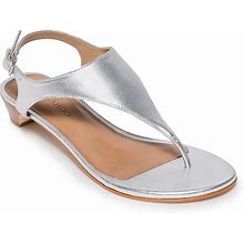 Bernardo Goldy Sandal | Women's | Silver Metallic | Size 11 | Sandals