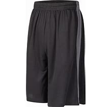 Men's 12" Athletic Shorts Long Basketball Workout Shorts Below Knee Loose-Fit With Pockets