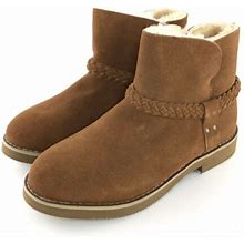 Style & Co. Women's Kaii Chestnut Suede Cold Weather Ankle Booties