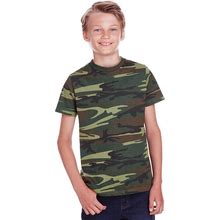 Custom Code Five Youth Camo T-Shirt C Multi-Color YS