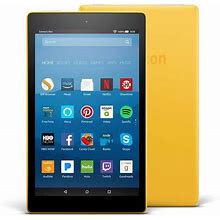 Amazon Kindle Fire HD 8 - Wi-Fi - 16 GB - Canary Yellow - With Special Offers - 8X22