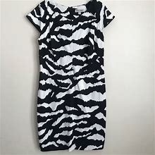 Shelby & Palmer Dresses | Shelby And Palmer Sz 16 Zebra Mini Dress | Color: Black/White | Size: 16