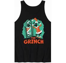 Men's Dr. Seuss The Grinch Dressing Room Graphic Tank Top, Size: Large, Black