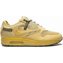 Nike - X Travis Scott Air Max 1 "Saturn Gold" Sneakers - Unisex - Leather/Rubber/Fabric/Fabric - 10 - Yellow