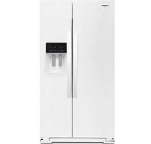 Whirlpool White Wrs588fih Wide 28.49 Cu. Ft. Side By Side Refrigerator - Size 36