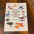 Vintage Accents | Arthur Baker Cut & Assemble Paper Airplanes That Fly 8 Models In Full Color 1982 | Color: White | Size: Os