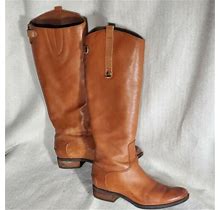 Sam Edelman Brown Tall Riding Leather Boots Size 7.5 Penny