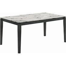 Claire Faux Marble Rectangular Dining Table
