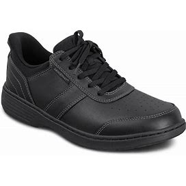 Wide Shoes For Men, Hands Free, 4E Width Shoes, Premium Arch Support, Men's Casual Shoes | Orthofeet Wide Comfortable Shoes, Pierre, 13 / Wide / Black
