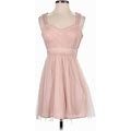 Hailey Logan Cocktail Dress - Party Sweetheart Sleeveless: Pink Hearts Dresses - Women's Size 5