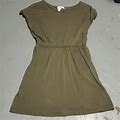 H&M Dresses | H&M Dress, T-Shirt Style, Army Green With Pockets | Color: Green | Size: M