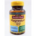 Nature Made Magnesium Citrate Dietary Supplement 250Mg 60 Softgels EXP 03/2024