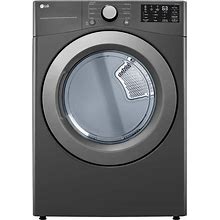7.4 Cu. Ft. Vented Stackable Electric Dryer In Middle Black With Sensor Dry Technology