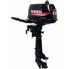 Outboard Motor Boat Engine 6 HP Outboard Motor Boat Engine 2 Stroke Heavy Duty Outboard Motor Fishing Boat Engine With Water Cooling System 102CC