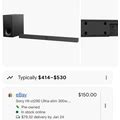 Sony Other | Sony Sound Bar Ht-Ct290 Brand New In The Box Never Opened | Color: Black | Size: Os