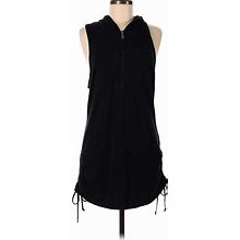 Venus Casual Dress - Shift High Neck Sleeveless: Black Print Dresses - Women's Size Large