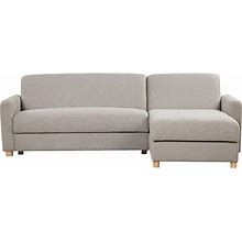 Serta By Lifestyle Solutions - Carlton Convertible Sectional Sofa, Stone - 119A003STN-SET