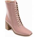 Journee Collection Covva Tru Comfort Foam™ Women's Ankle Boots, Size: 9.5 Wide, Med Pink