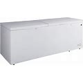 Kenmore 21 Cu Ft (595L) Convertible Chest Freezer/Refrigerator, White