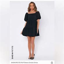 Shein Dresses | Shein Petite Black Dress | Color: Black | Size: L