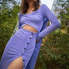 Wrap Dress | Color: Purple | Size: Xs