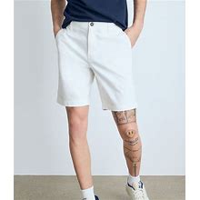 Aeropostale Mens' Classic Chino Shorts 9.5" - White - Size 36 - Cotton - Teen Fashion & Clothing - Shop Summer Styles