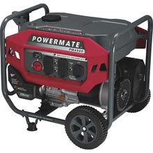 Powermate Portable Generator, 4500 Surge Watts, 3600 Rated Watts, CARB Compliant, Model P0081200