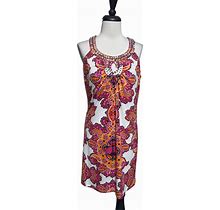 INC International Concepts Sleeveless Paisley Summer Dress Petite Medium
