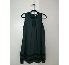 Women's Forever 21 Dark Green Dress Knee Length, Size M Without Tag