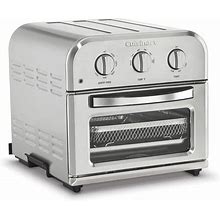 Cuisinart TOA-26 Compact Airfryer Toaster Oven, Large Capacity Air Fryer With 60-Minute Timer/Auto-Off, Stainless Steel