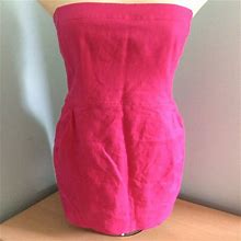 Banana Republic Linen Dress - Women | Color: Pink | Size: S