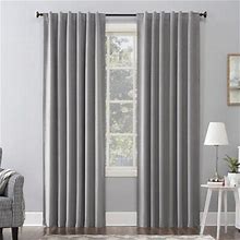 House Of Hampton® Ewert Velvet Noise Reducing Thermal Extreme 100% Blackout Back Tab Curtain Panel Velvet In Gray | 84 H In | Wayfair