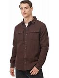 Tentree Kapok Colville Shirt - Brown - Casual Shirts Size S