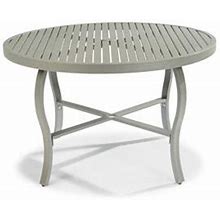 Bowery Hill Modern Gray Aluminum Outdoor Dining Table
