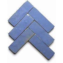 Zellige Portuguese Blue 2X6 Tile From Zia Tile