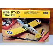 Vintage 1983 Testors 510 1:48 Ryan Pt-20 Trainer Model Airplane Kit