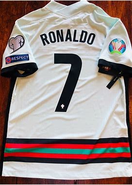 2020/21 Nike Portugal 7 Ronaldo Vapor Away Match Soccer Jersey Cd0600