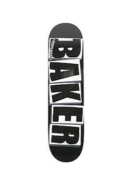 Baker Skateboard Deck(Black/White Logo,8.25")