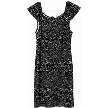 Old Navy Womens Short Sleeve Leopard Print Dress, Size Petite Small,