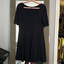 H&M Dresses | Womens Basic Black Dress H&M Size Large | Color: Black | Size: L